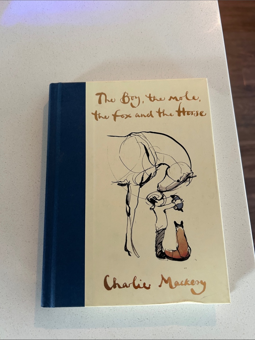 The Boy, the Mole, the Fox and the Horse Hardcover - Cream & Navy